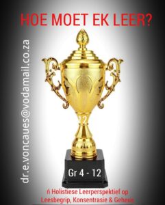 HOE MOET EK LEER?